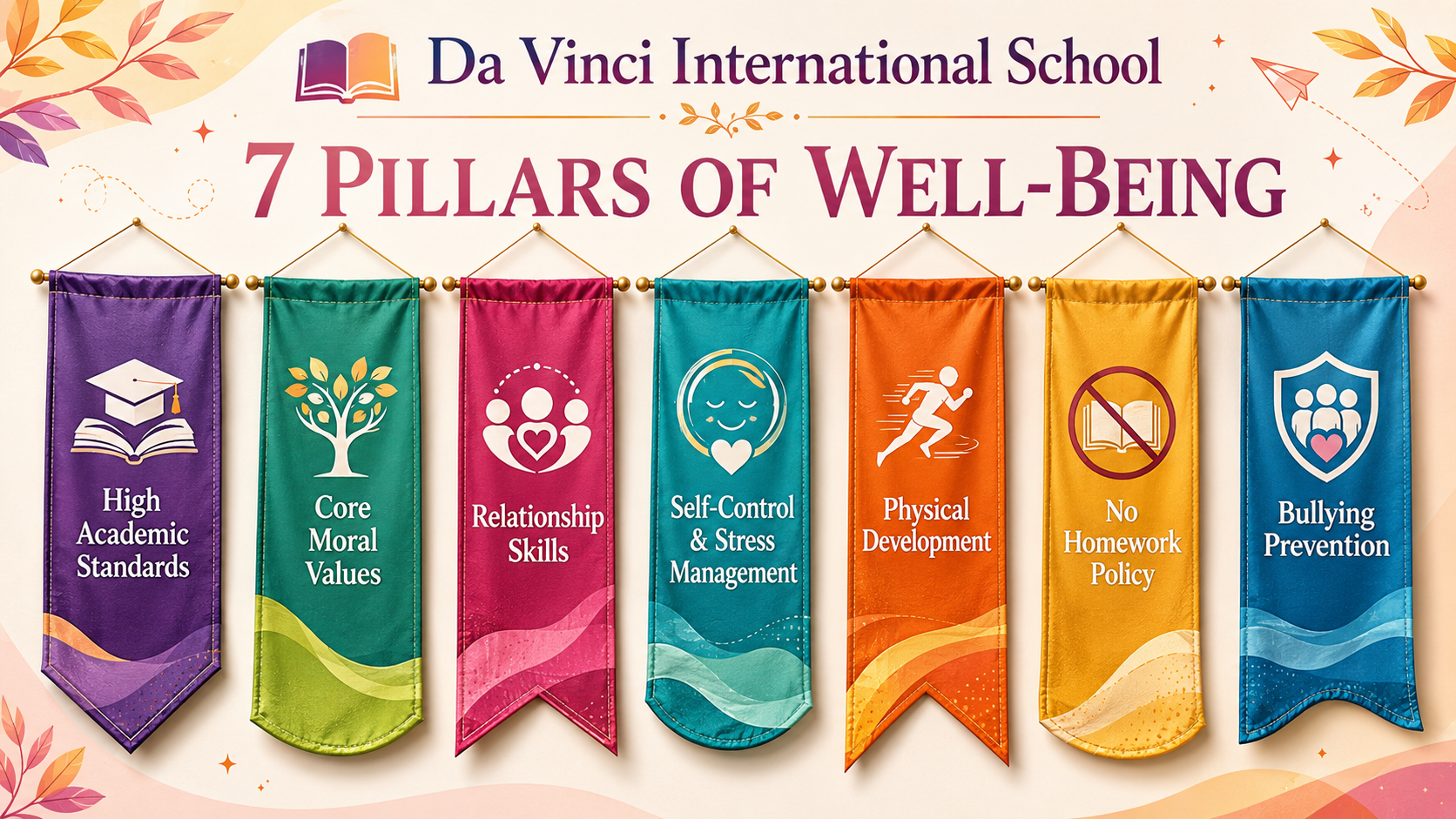 Seven Pillars of Well-Being banners